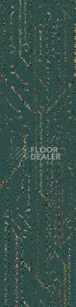 Ковровая плитка Interface Visual Code Circuit Board 9280004 Teal Circuit фото 1 | FLOORDEALER